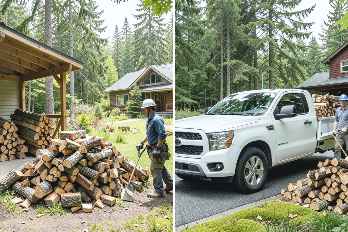 Log Splitting in Redmond, King County, WA - We check your rounds and preferred split size