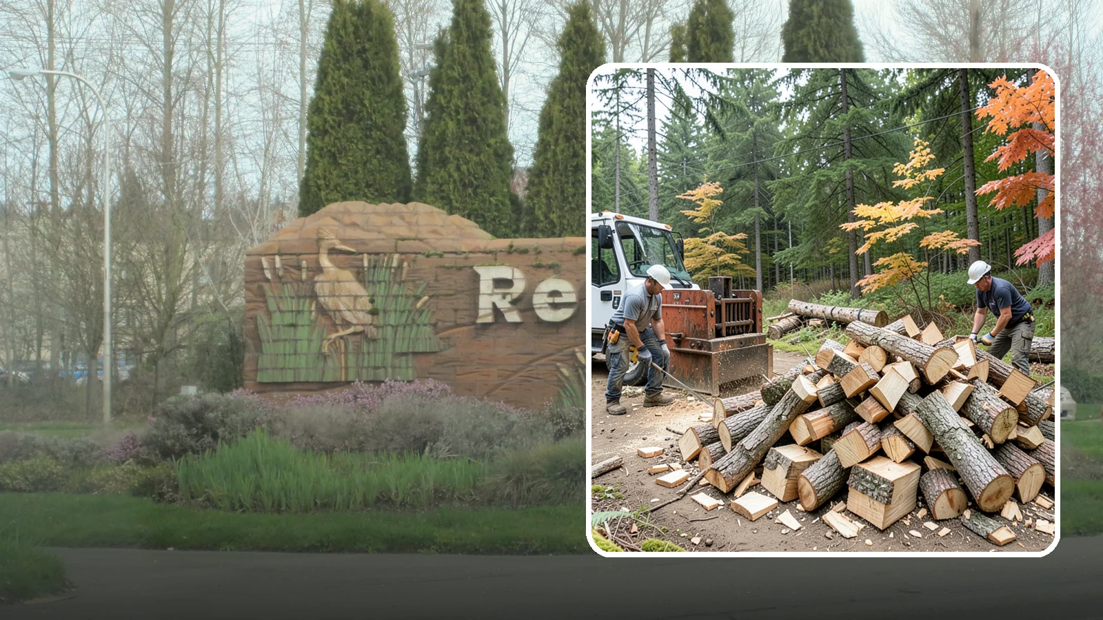 Log Splitting in Renton, King County, WA - We split logs and rounds into finished firewood sized for your stove or fire pit.