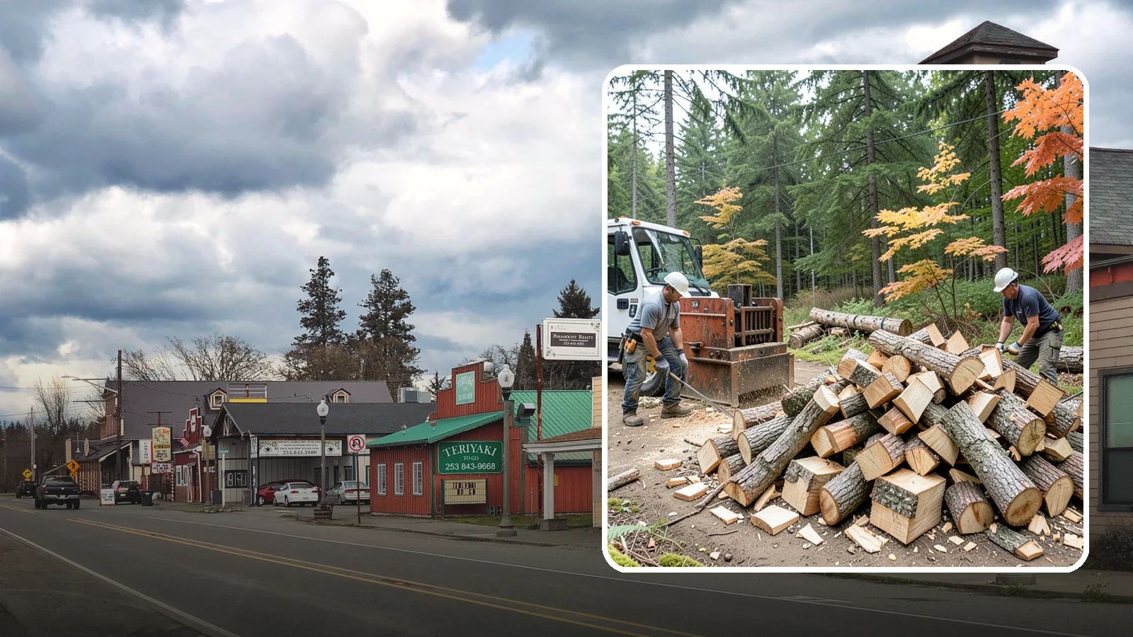 Log Splitting in Roy, Pierce County, WA - We split logs and rounds into finished firewood sized for your stove or fire pit.