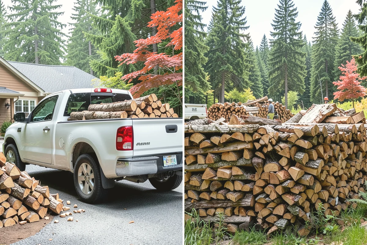 Log Splitting in Ruston, Pierce County, WA - We check your rounds and preferred split size