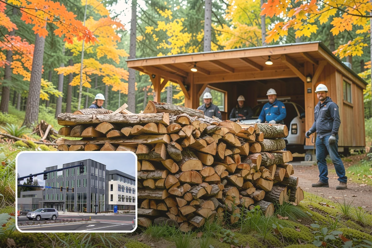 Log Splitting in Shoreline, King County, WA - Fast splitting with professional equipment