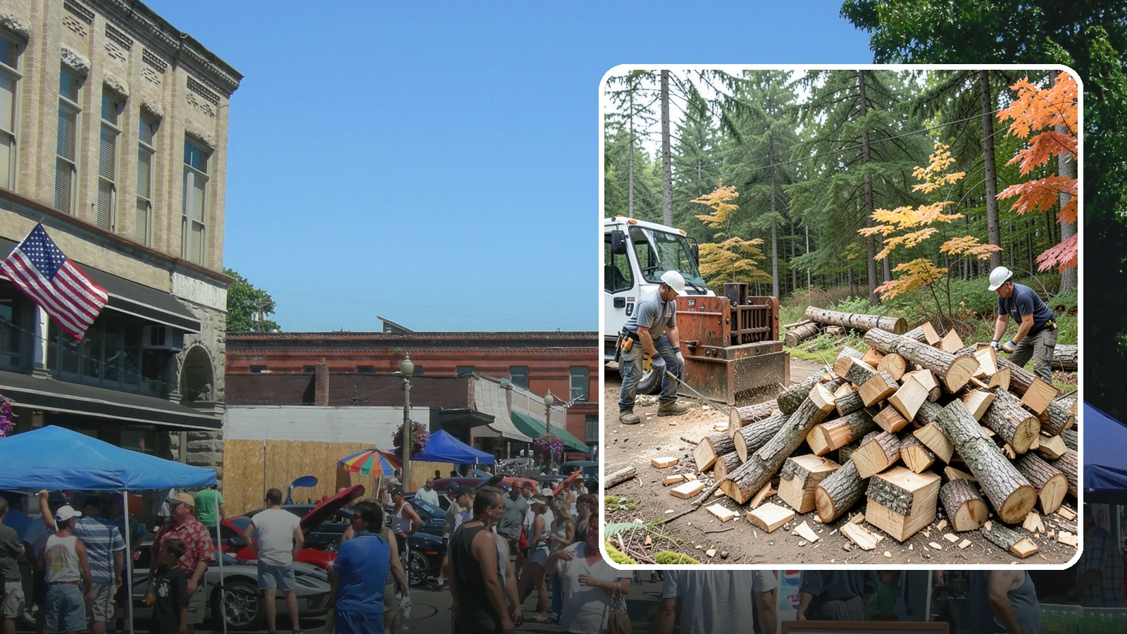 Log Splitting in Snohomish, Snohomish County, WA - We split logs and rounds into finished firewood sized for your stove or fire pit.