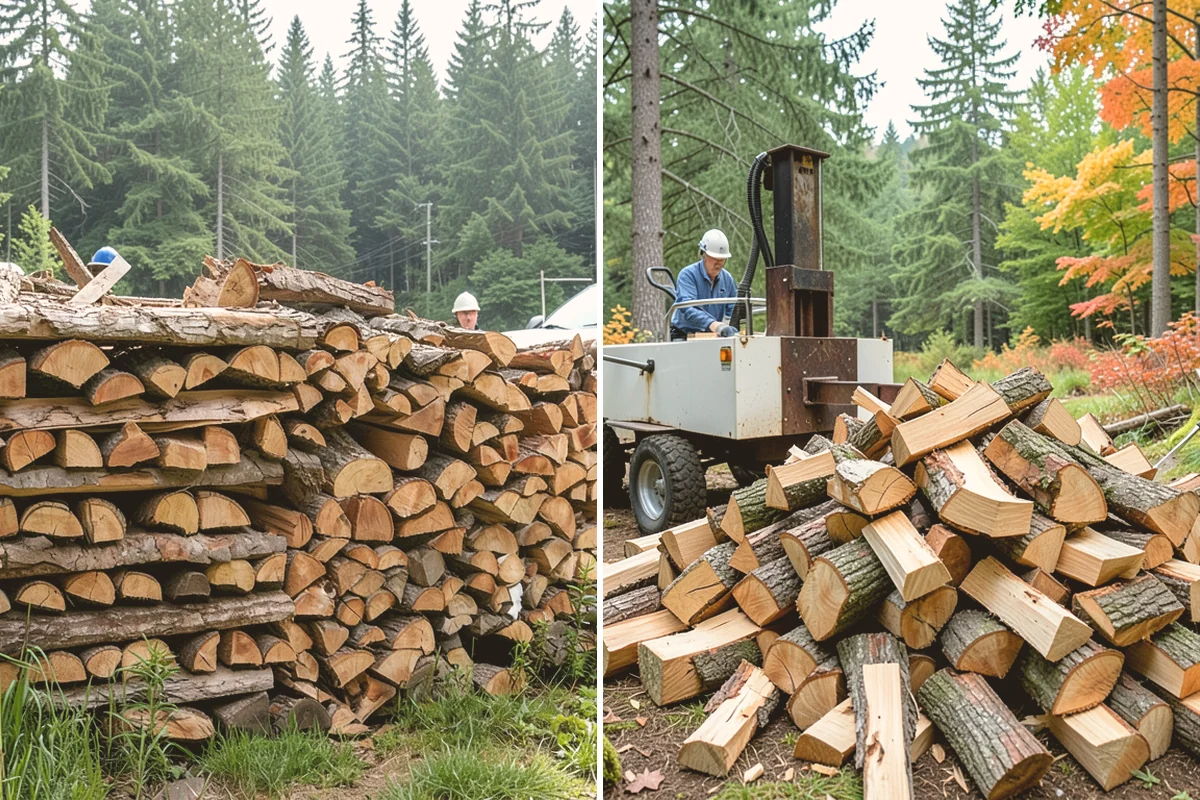 Log Splitting in Snohomish, Snohomish County, WA - We check your rounds and preferred split size