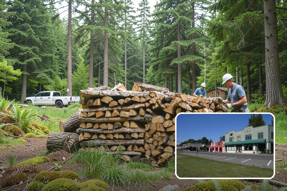 Log Splitting in Snoqualmie, King County, WA - Fast splitting with professional equipment