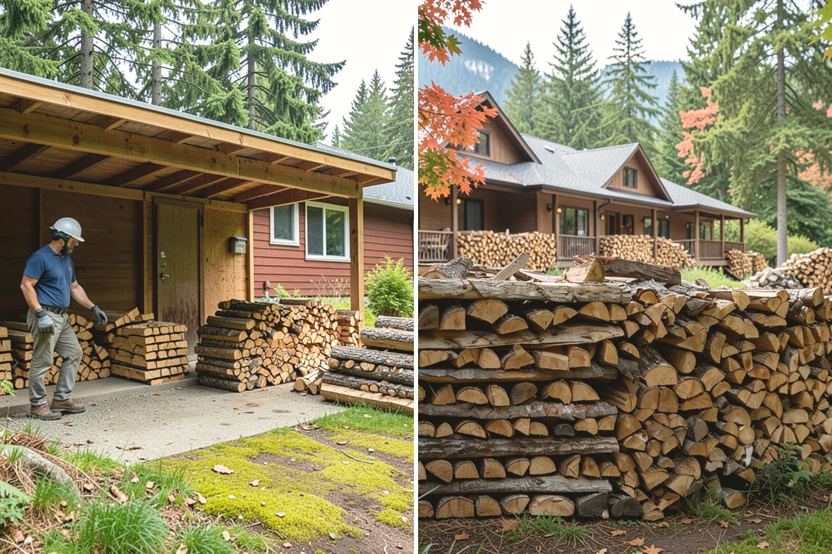 Log Splitting in Steilacoom, Pierce County, WA - We check your rounds and preferred split size