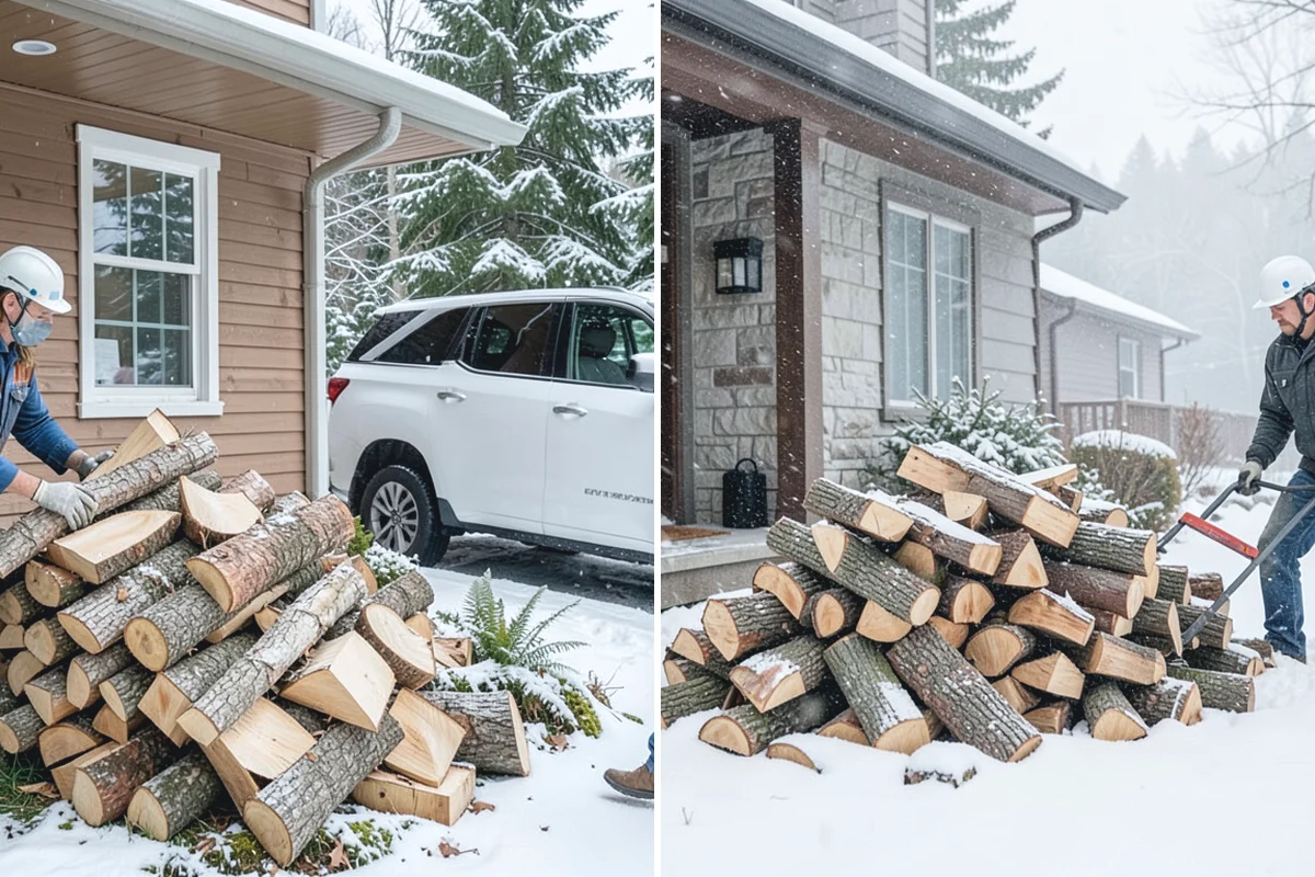 Log Splitting in Sumner, Pierce County, WA - We check your rounds and preferred split size