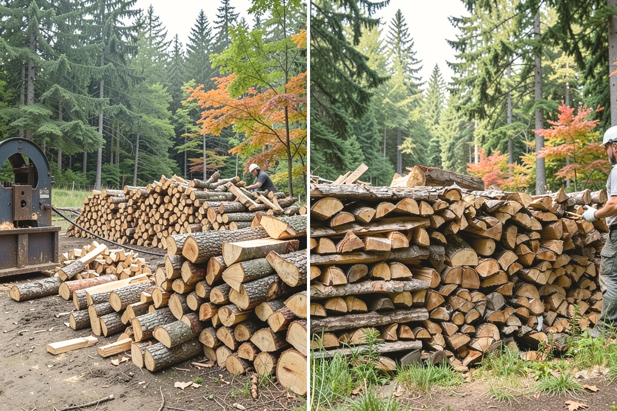 Log Splitting in University Place, Pierce County, WA - We check your rounds and preferred split size