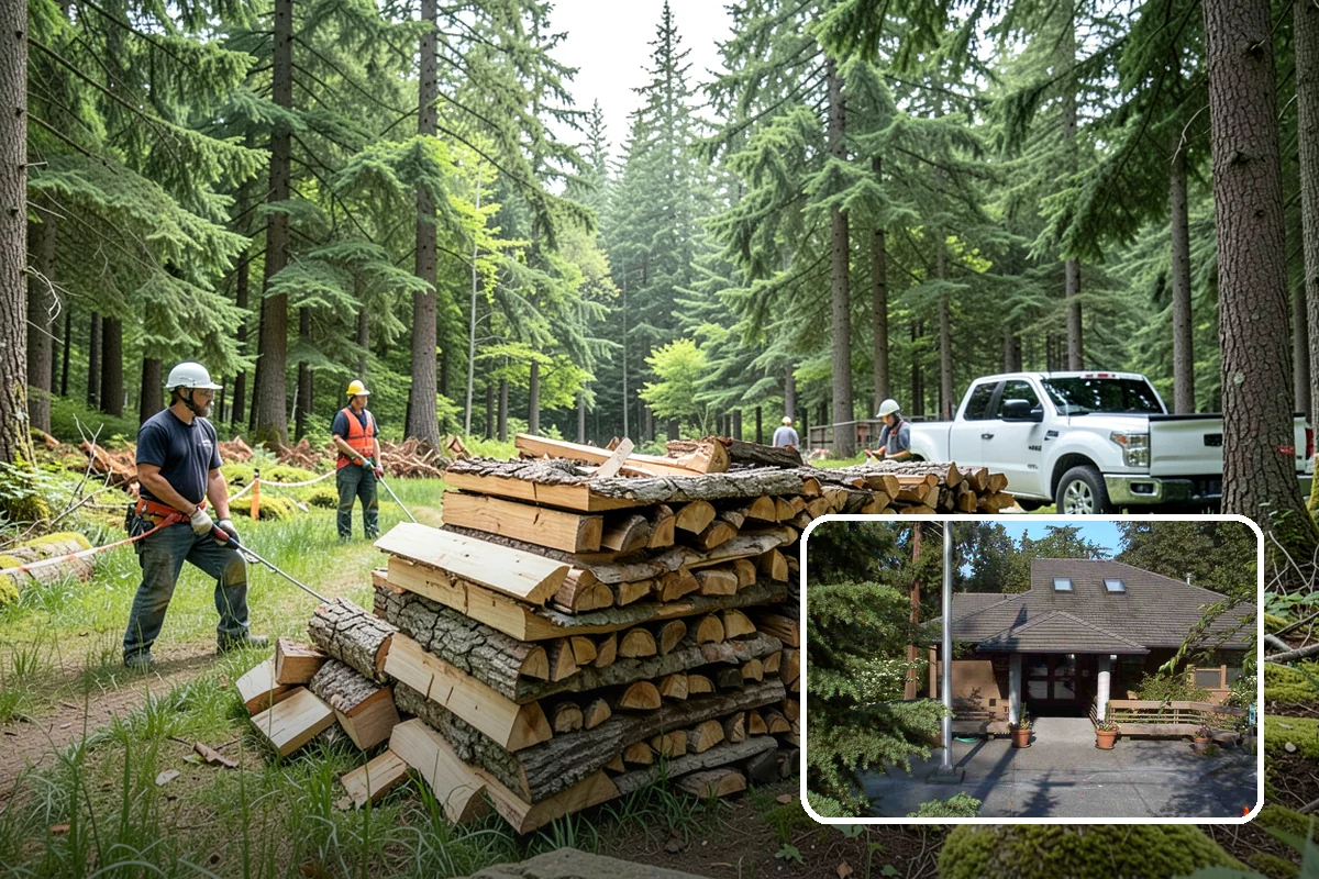 Log Splitting in Yarrow Point, King County, WA - Fast splitting with professional equipment