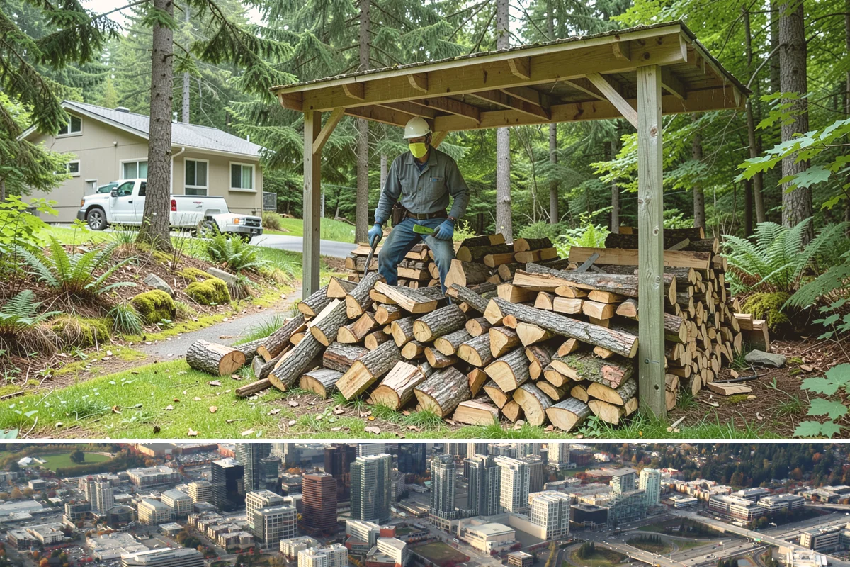 Low-Moisture Firewood in Bellevue, King County, WA - A solid year-round choice, with the strongest availability heading into the fall burning season.