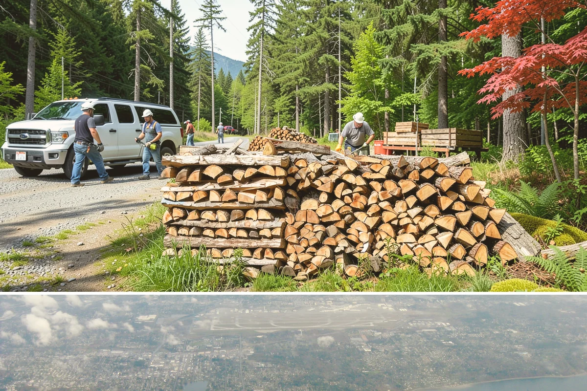 Low-Moisture Firewood in Burien, King County, WA - A solid year-round choice, with the strongest availability heading into the fall burning season.