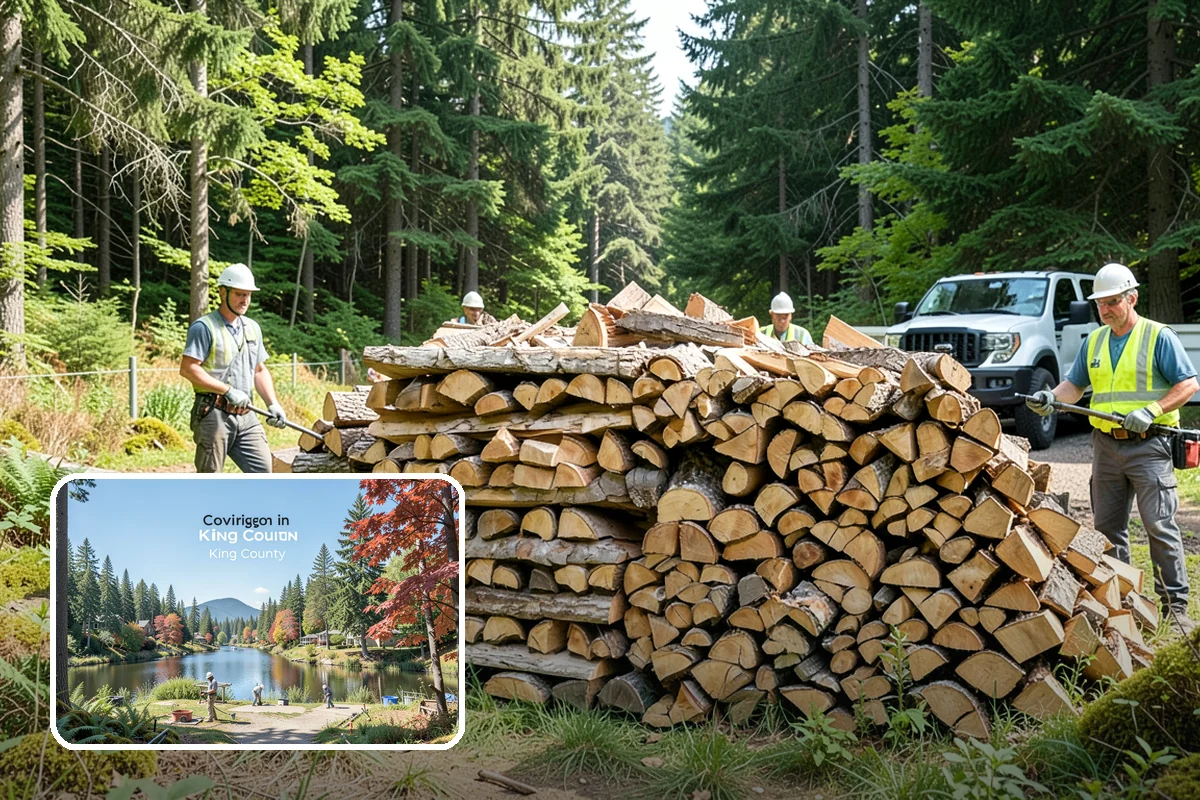 Low-Moisture Firewood in Covington, King County, WA - Reliable low moisture for easy lighting