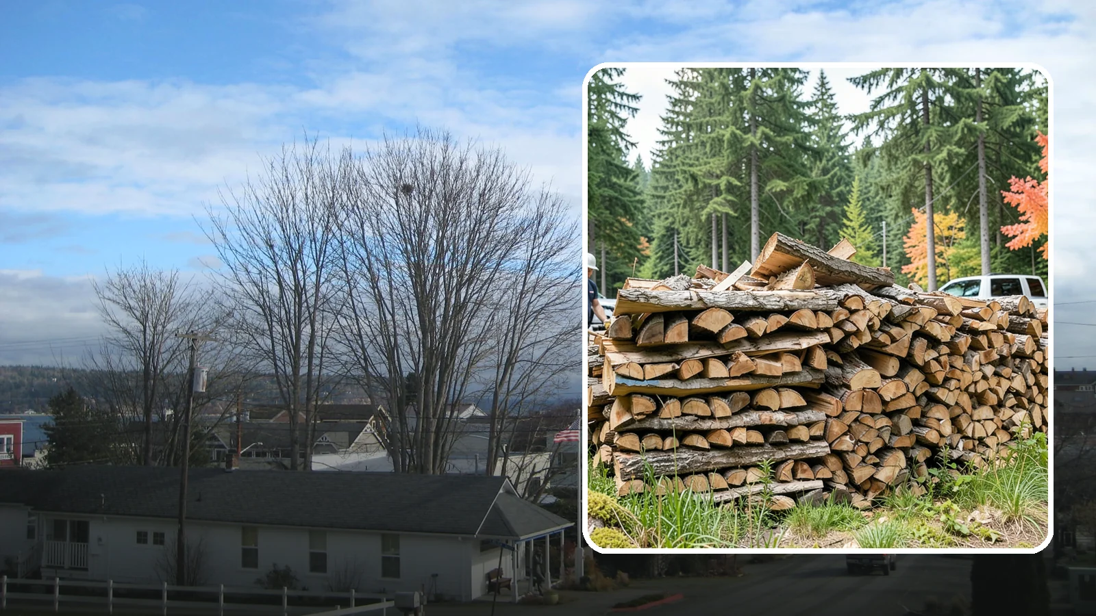 Low-Moisture Firewood in Langley, Island County, WA - Firewood held to a dependable low moisture range so it ignites and burns without trouble.