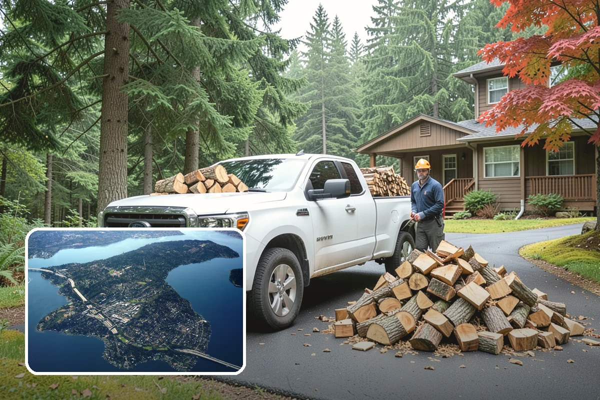Low-Moisture Firewood in Mercer Island, King County, WA - Reliable low moisture for easy lighting