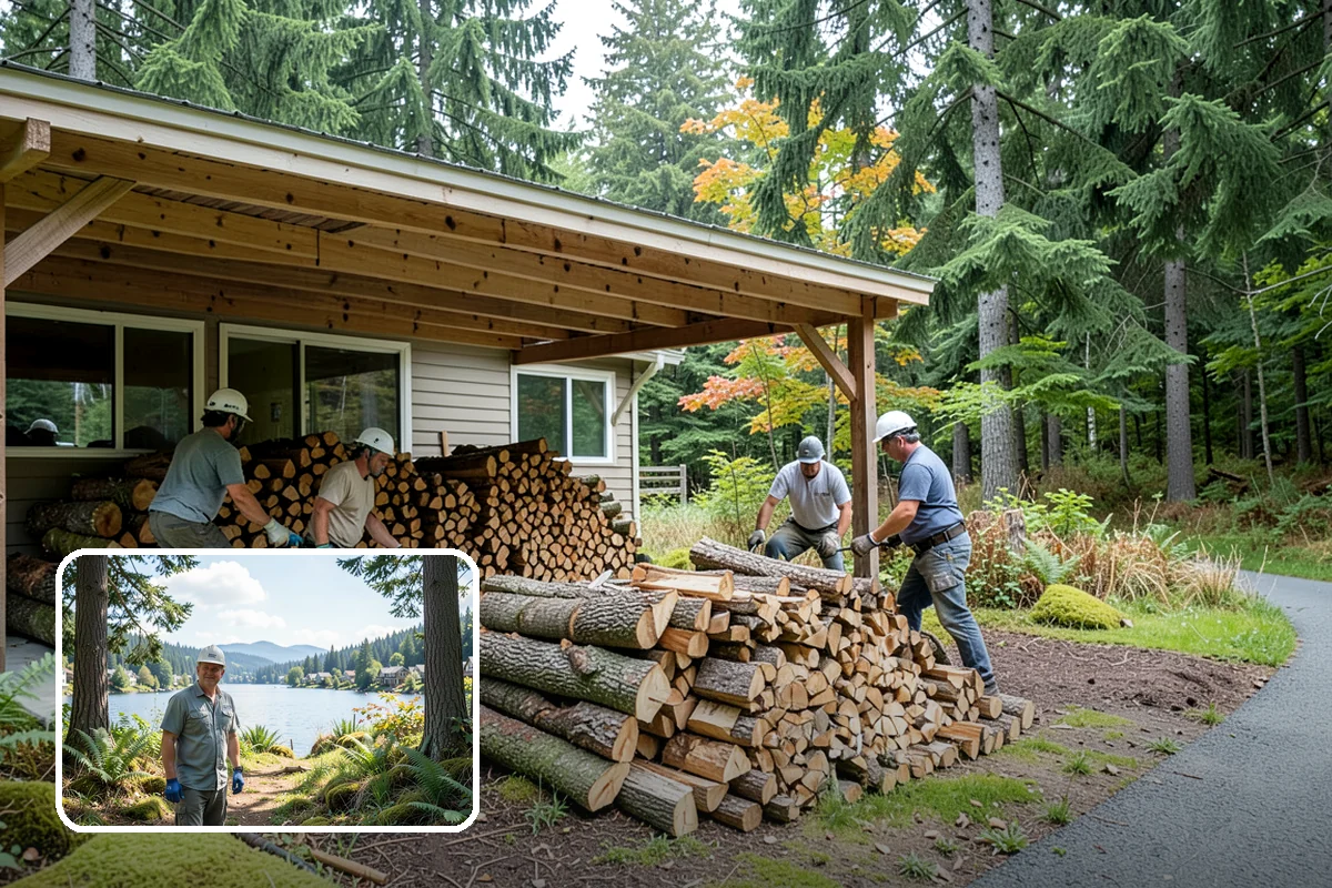 Low-Moisture Firewood in Milton, King County, WA - Reliable low moisture for easy lighting