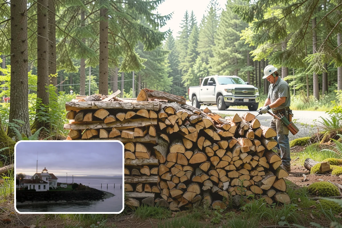 Low-Moisture Firewood in Mukilteo, Snohomish County, WA - Reliable low moisture for easy lighting