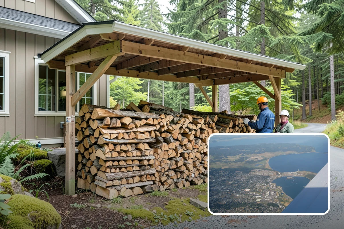 Low-Moisture Firewood in Oak Harbor, Island County, WA - Reliable low moisture for easy lighting