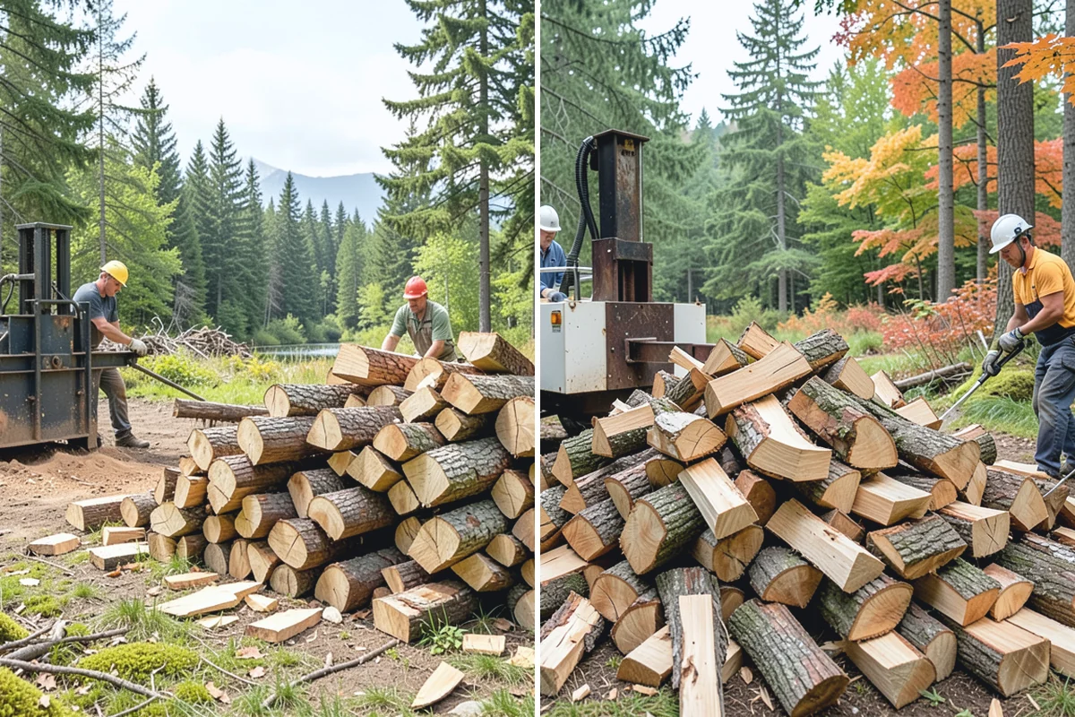 Low-Moisture Firewood in Renton, King County, WA - Cured wood is sorted by moisture