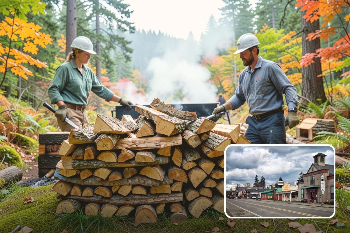 Low-Moisture Firewood in Roy, Pierce County, WA - Reliable low moisture for easy lighting