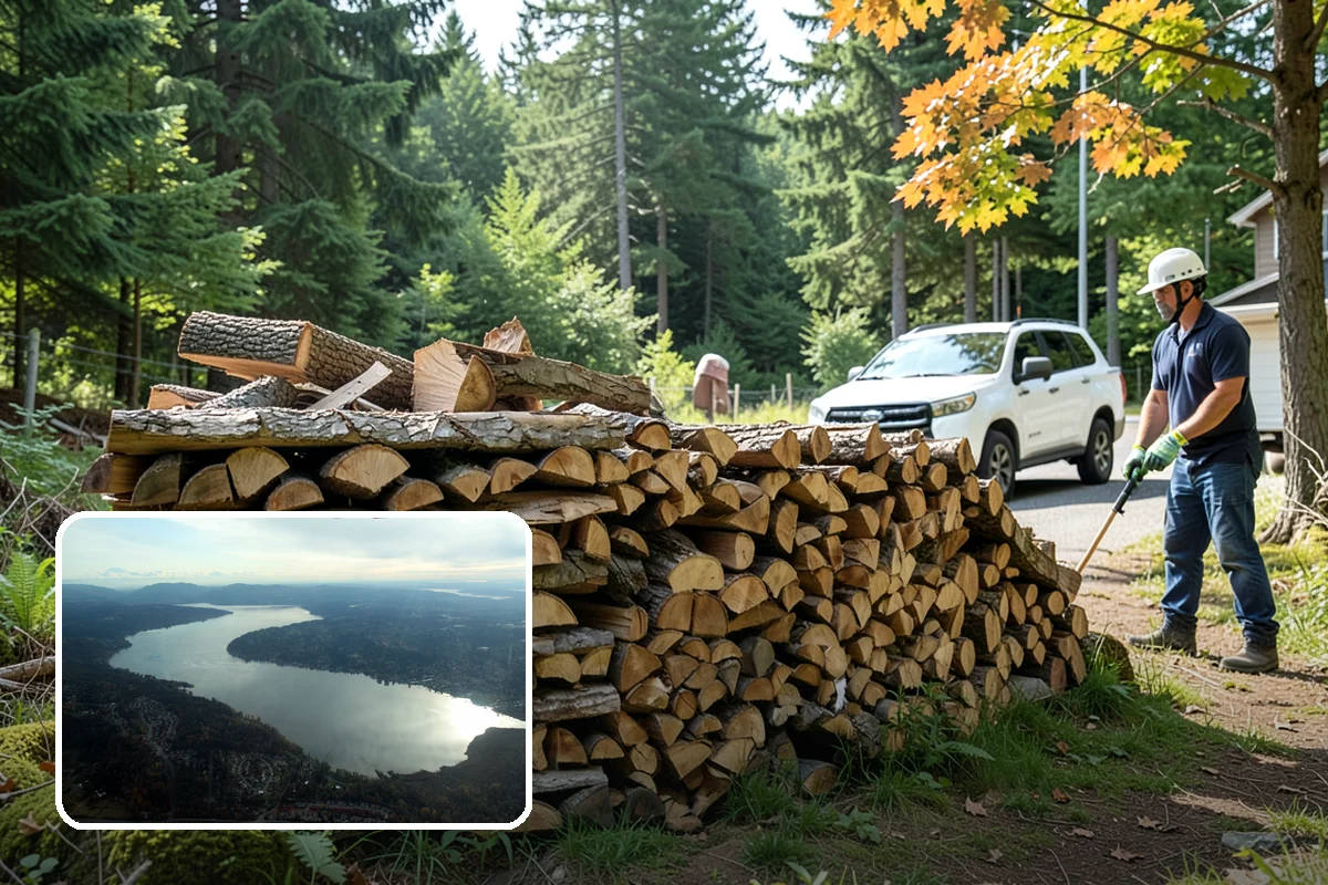 Low-Moisture Firewood in Sammamish, King County, WA - Reliable low moisture for easy lighting
