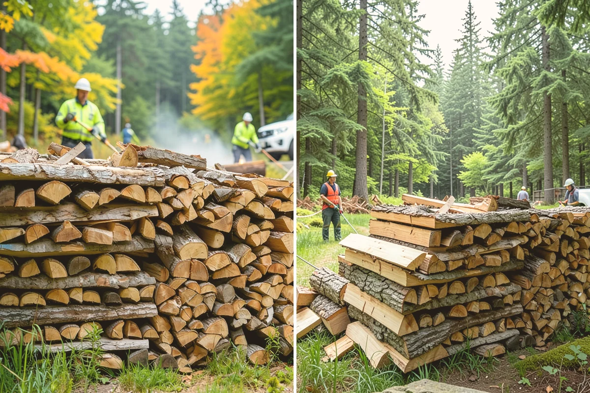 Low-Moisture Firewood in Sammamish, King County, WA - Cured wood is sorted by moisture