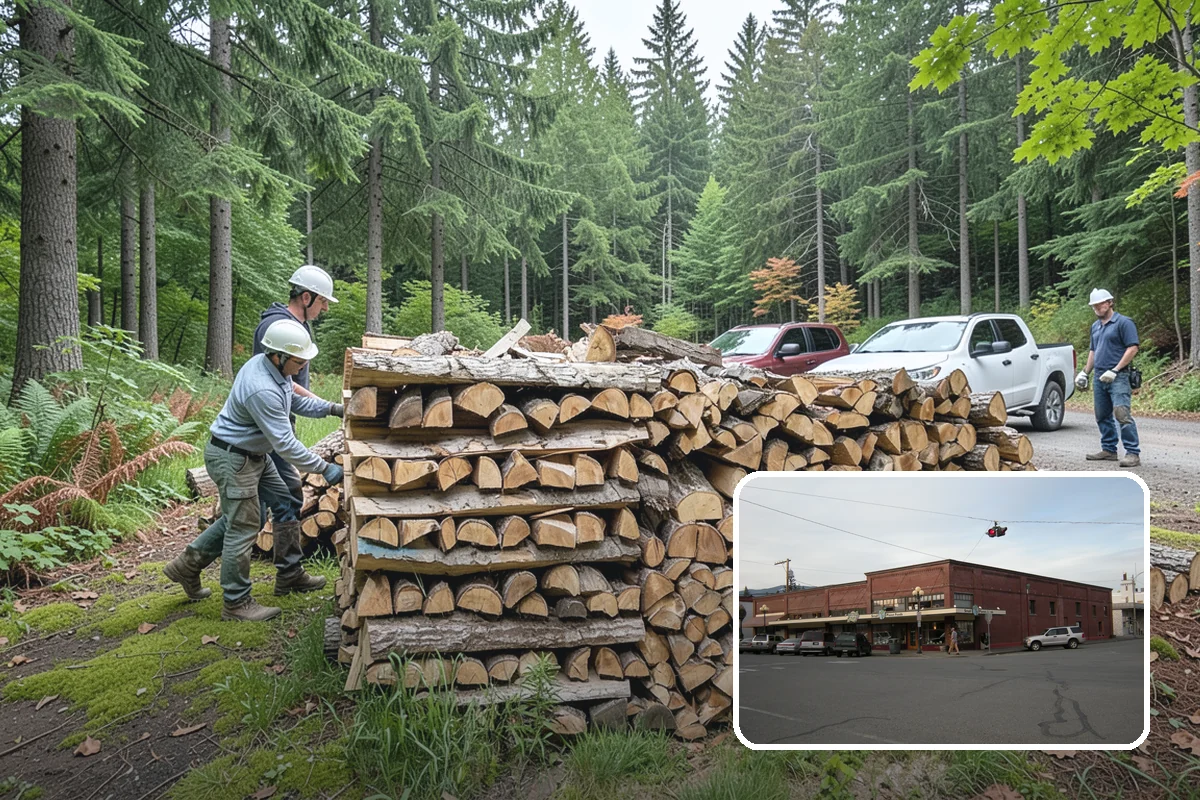 Low-Moisture Firewood in Sedro-Woolley, Skagit County, WA - Reliable low moisture for easy lighting