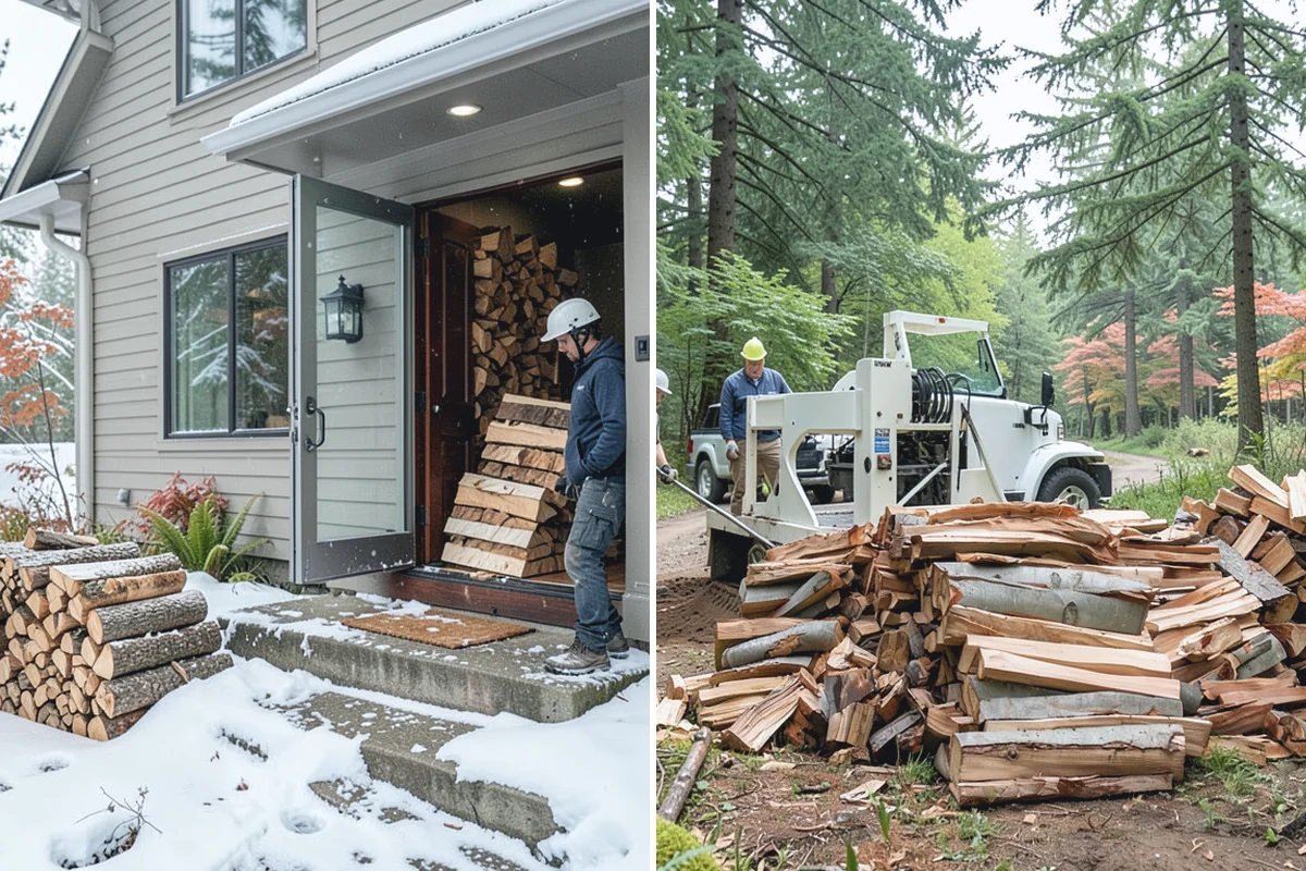 Low-Moisture Firewood in Skykomish, King County, WA - Cured wood is sorted by moisture