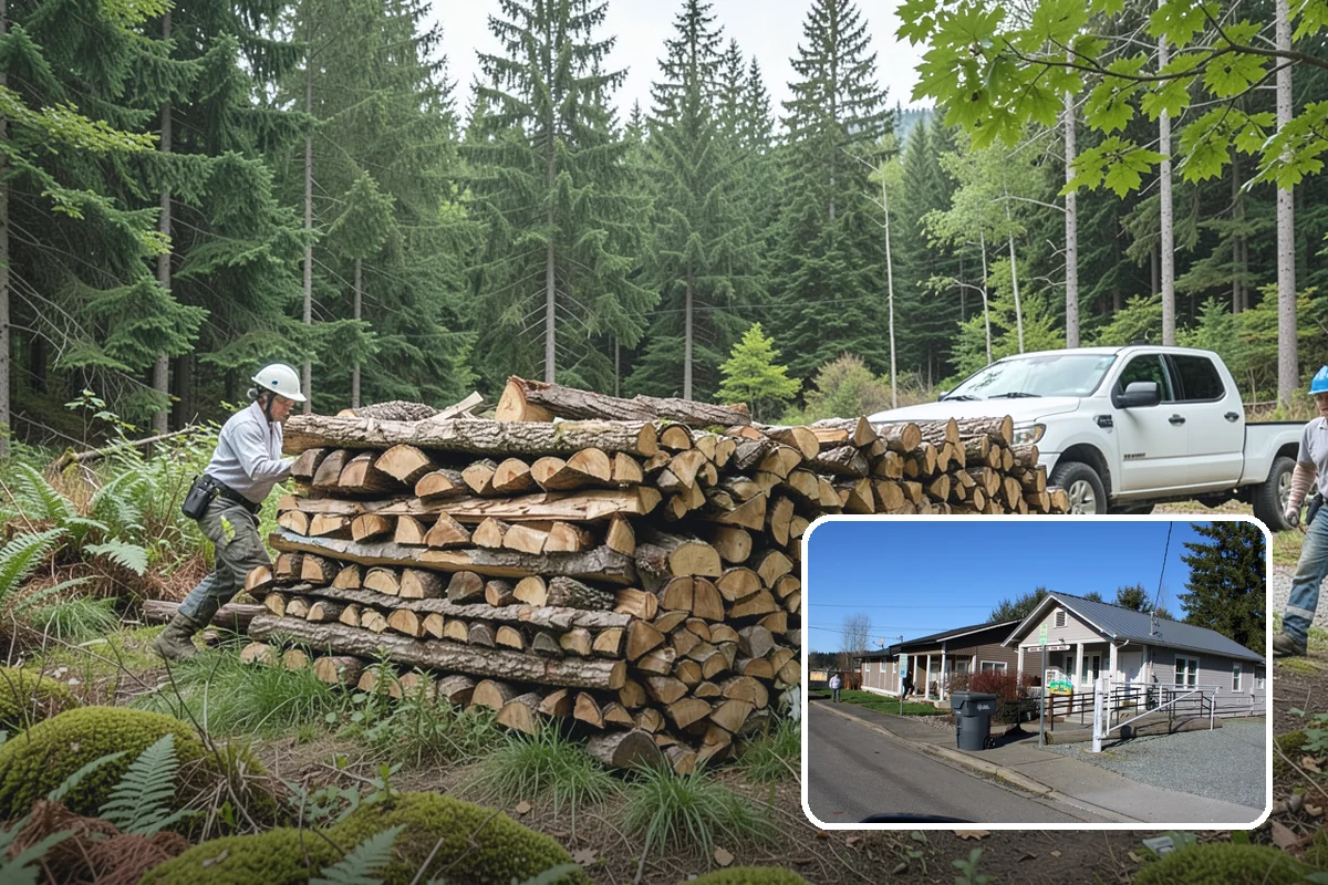 Low-Moisture Firewood in South Prairie, Pierce County, WA - Reliable low moisture for easy lighting