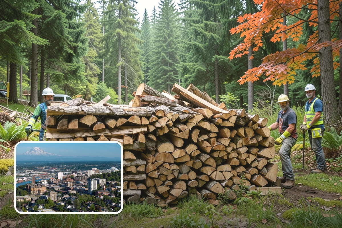 Low-Moisture Firewood in Tacoma, Pierce County, WA - Reliable low moisture for easy lighting
