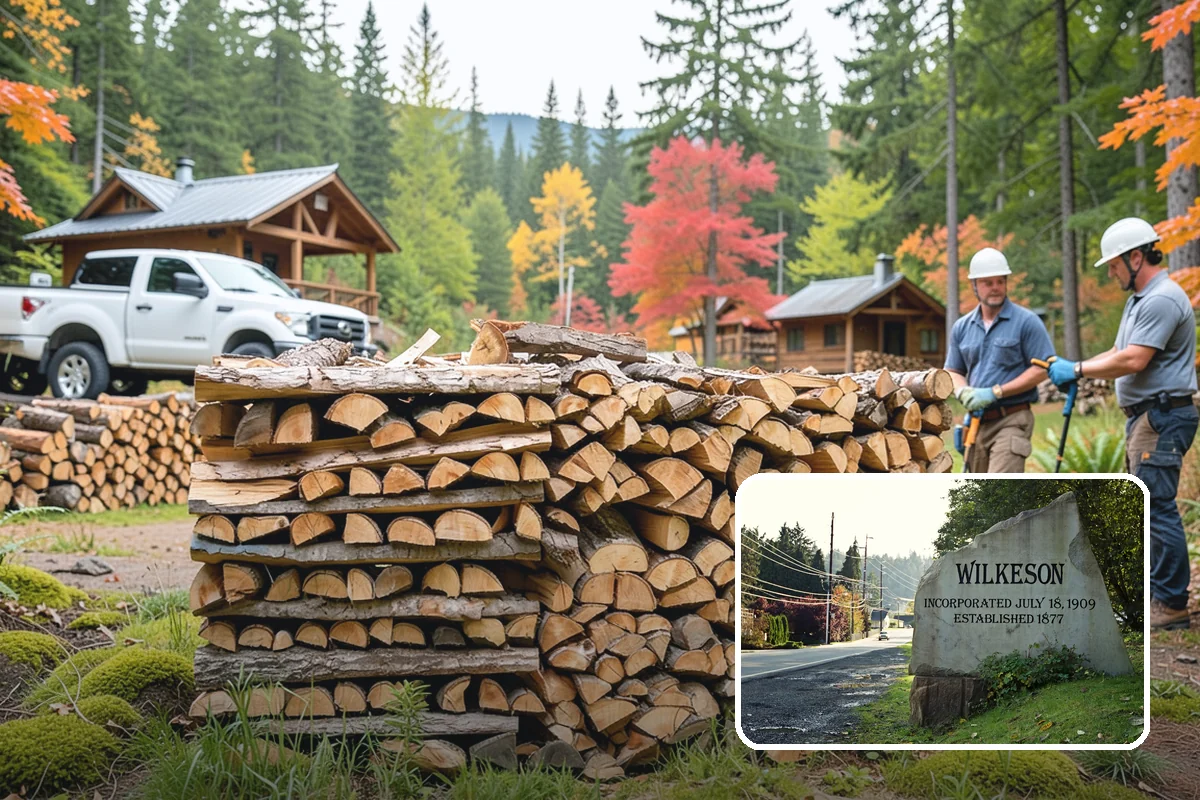 Low-Moisture Firewood in Wilkeson, Pierce County, WA - Reliable low moisture for easy lighting