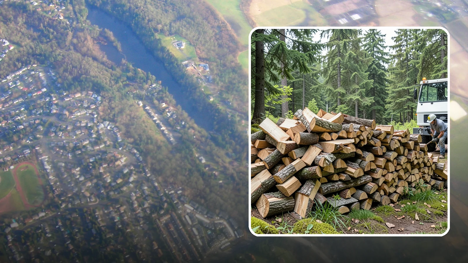 Mixed Hardwood Firewood in Algona, King County, WA - Our mixed hardwood firewood blends dense, slow-burning hardwoods for long-lasting heat and steady coals during Pacific Northwest...
