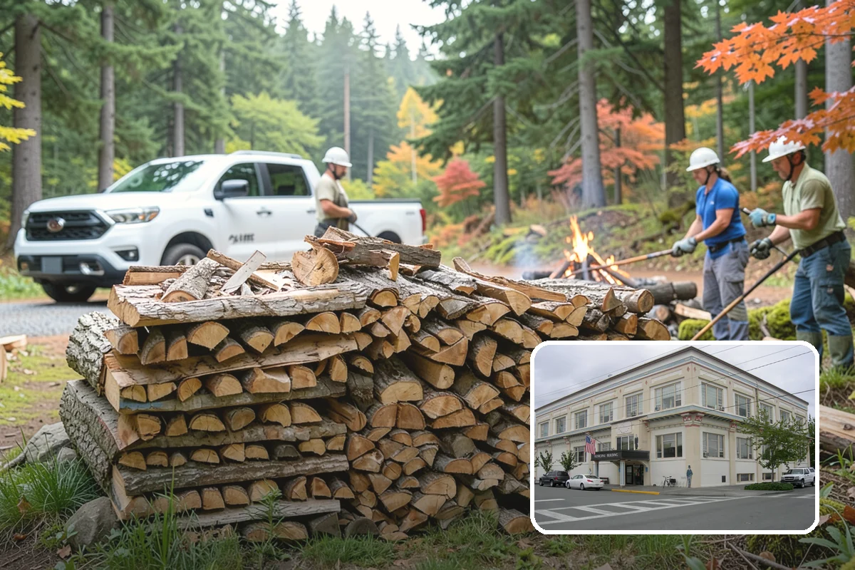 Mixed Hardwood Firewood in Anacortes, Skagit County, WA - Long, slow burn time from dense wood