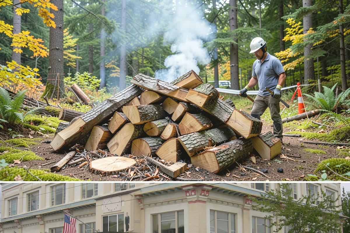 Mixed Hardwood Firewood in Anacortes, Skagit County, WA - Order hardwood in fall so you have long-burning wood ready for the deep-winter cold snaps.
