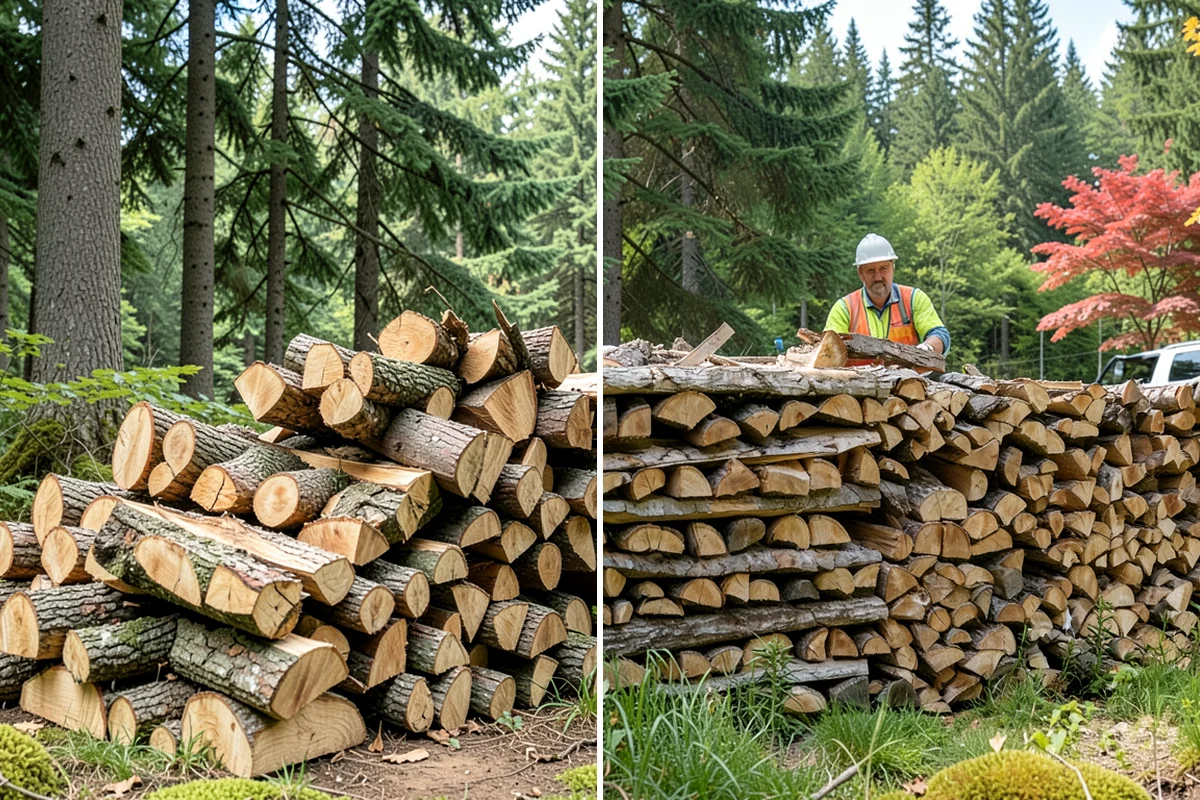 Mixed Hardwood Firewood in Arlington, Snohomish County, WA - We assemble a blend of dense hardwood stock
