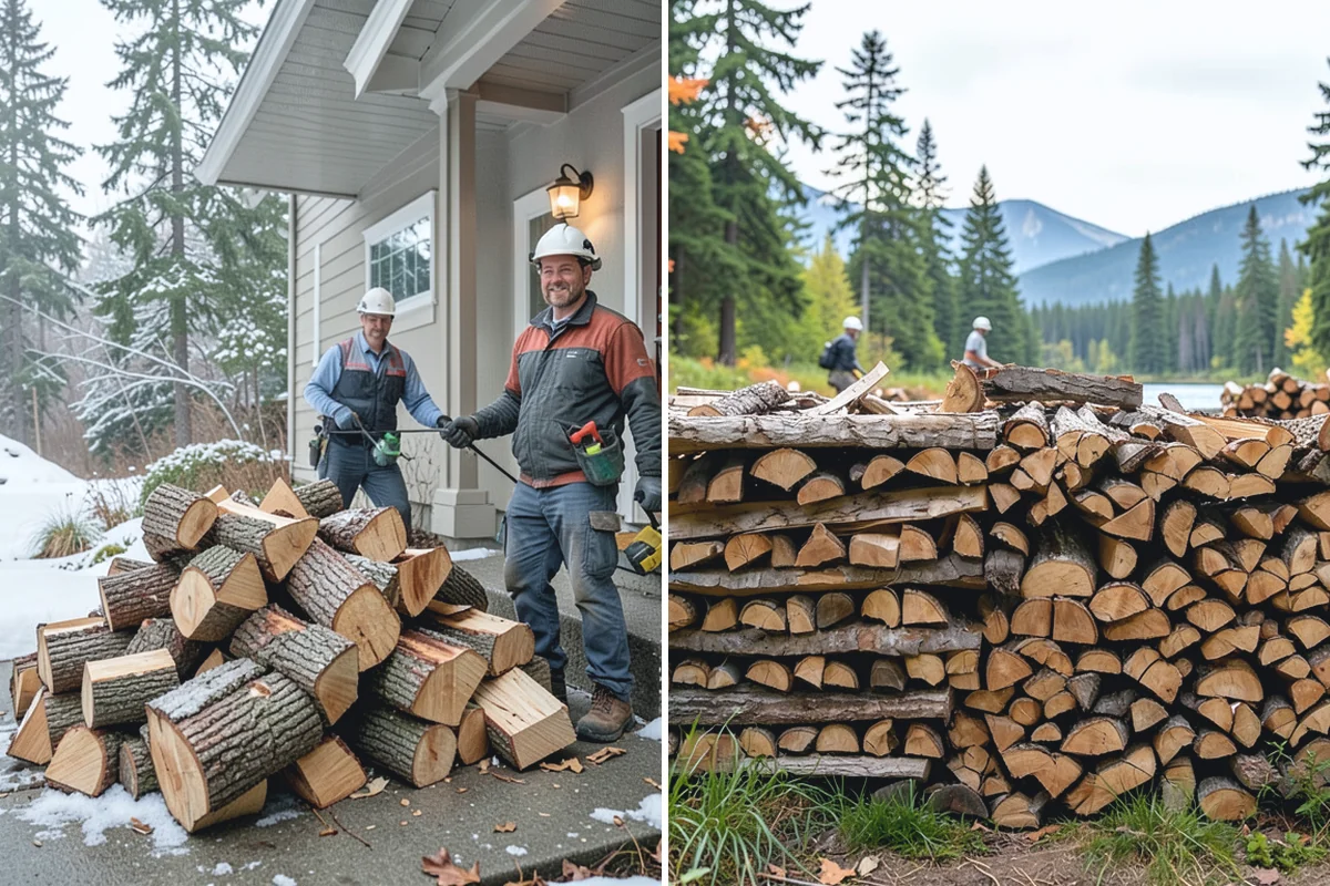 Mixed Hardwood Firewood in Auburn, King County, WA - We assemble a blend of dense hardwood stock