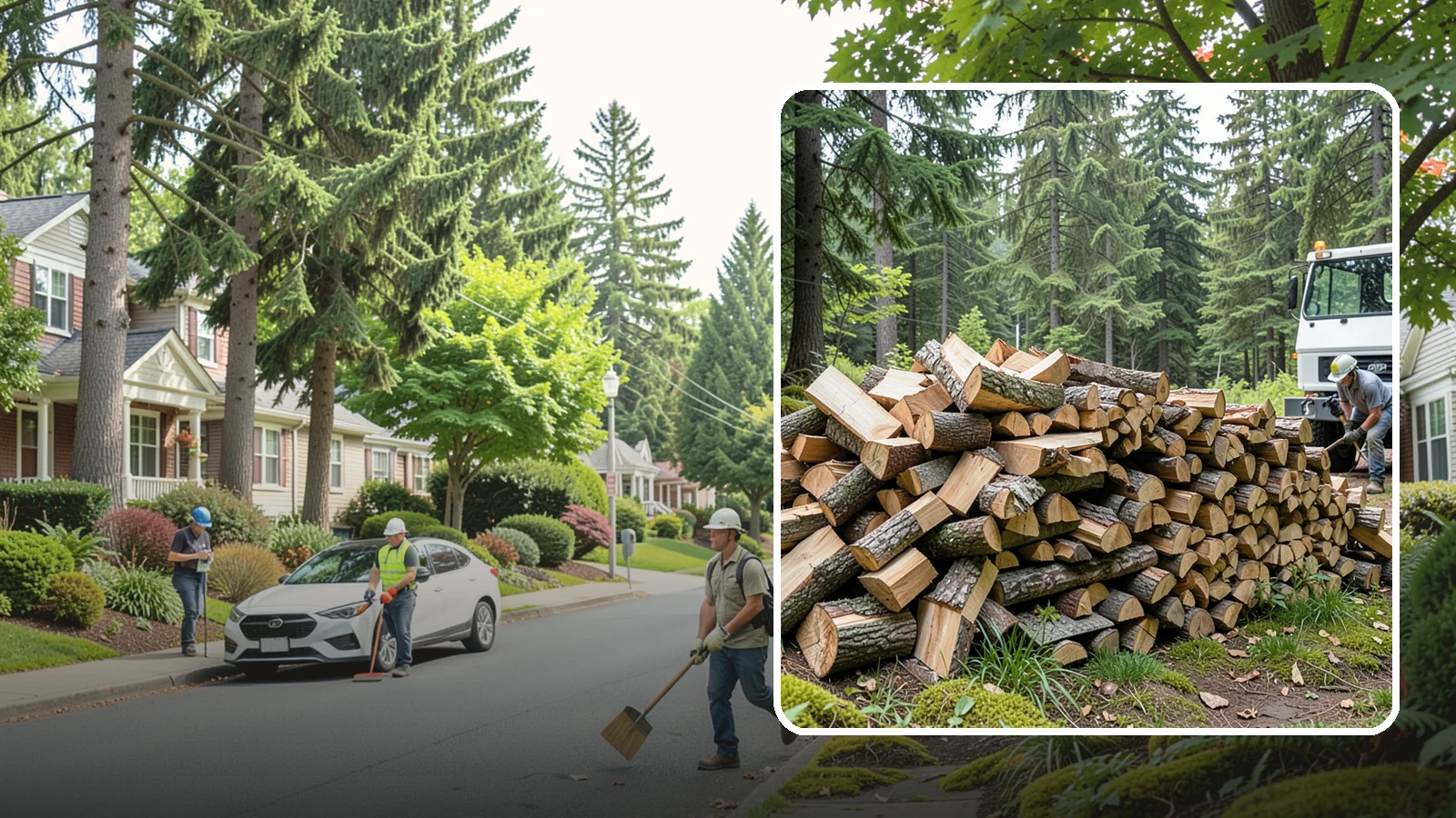 Mixed Hardwood Firewood in Beaux Arts Village, King County, WA - Our mixed hardwood firewood blends dense, slow-burning hardwoods for long-lasting heat and steady coals during Pacific Northwest...