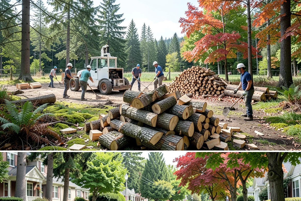 Mixed Hardwood Firewood in Beaux Arts Village, King County, WA - Order hardwood in fall so you have long-burning wood ready for the deep-winter cold snaps.