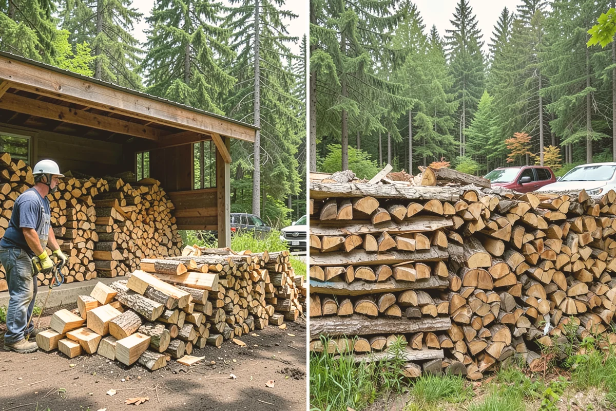 Mixed Hardwood Firewood in Bellevue, King County, WA - We assemble a blend of dense hardwood stock