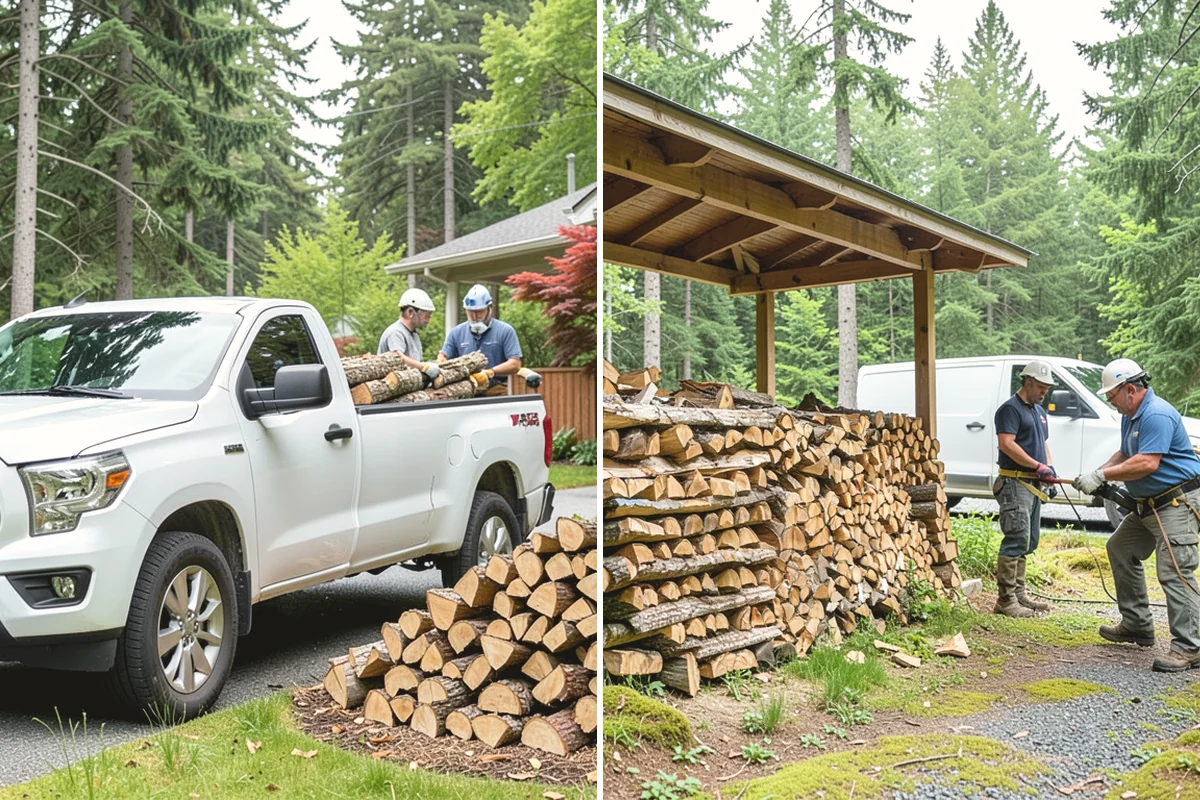 Mixed Hardwood Firewood in Black Diamond, King County, WA - We assemble a blend of dense hardwood stock