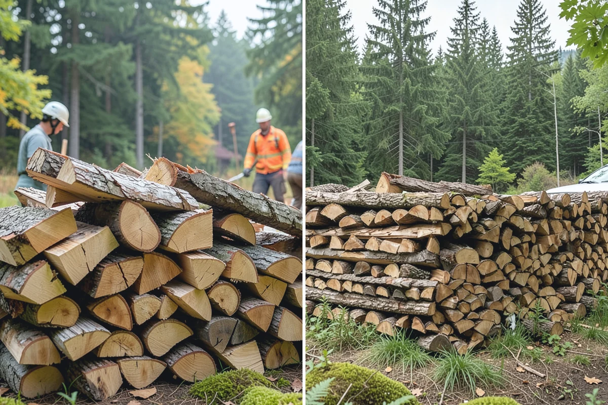 Mixed Hardwood Firewood in Bonney Lake, Pierce County, WA - We assemble a blend of dense hardwood stock