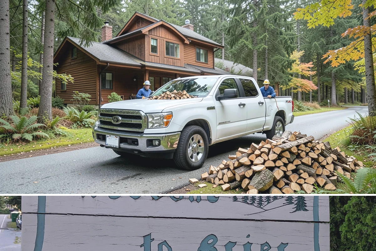 Mixed Hardwood Firewood in Brier, Snohomish County, WA - Order hardwood in fall so you have long-burning wood ready for the deep-winter cold snaps.