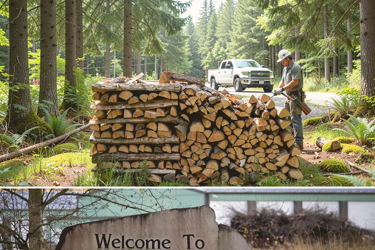 Mixed Hardwood Firewood in Buckley, Pierce County, WA - Order hardwood in fall so you have long-burning wood ready for the deep-winter cold snaps.