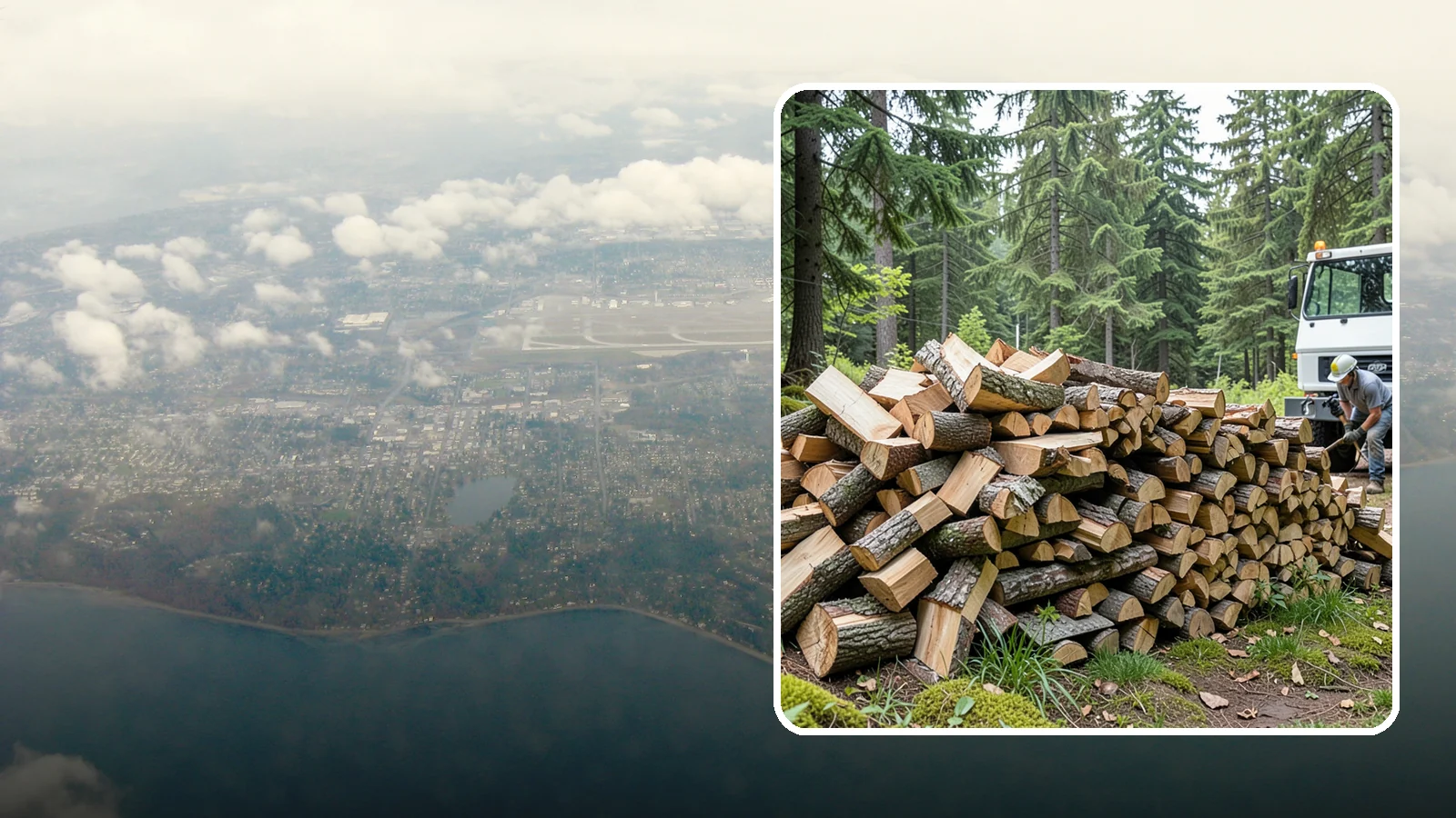 Mixed Hardwood Firewood in Burien, King County, WA - Our mixed hardwood firewood blends dense, slow-burning hardwoods for long-lasting heat and steady coals during Pacific Northwest...