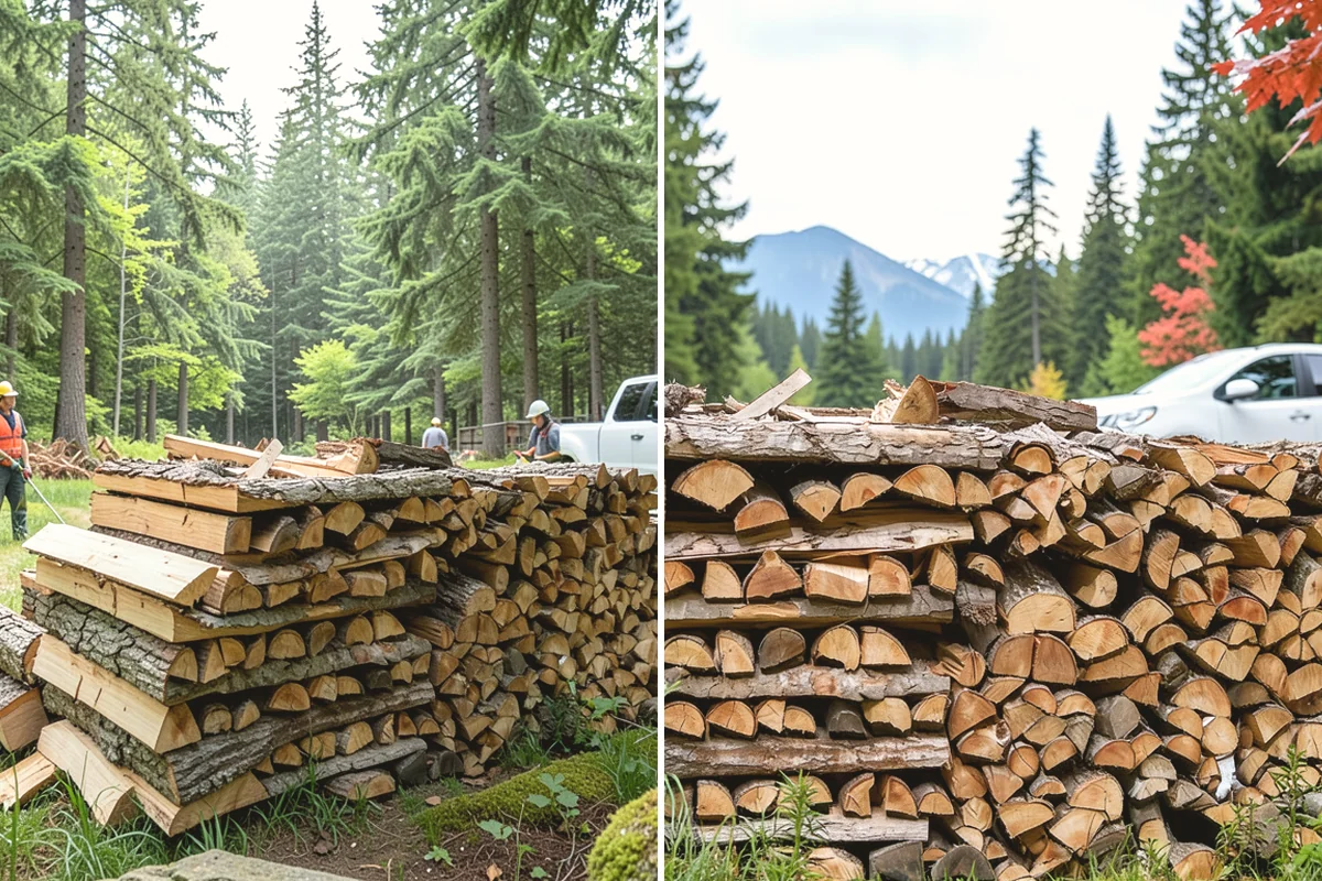 Mixed Hardwood Firewood in Burien, King County, WA - We assemble a blend of dense hardwood stock
