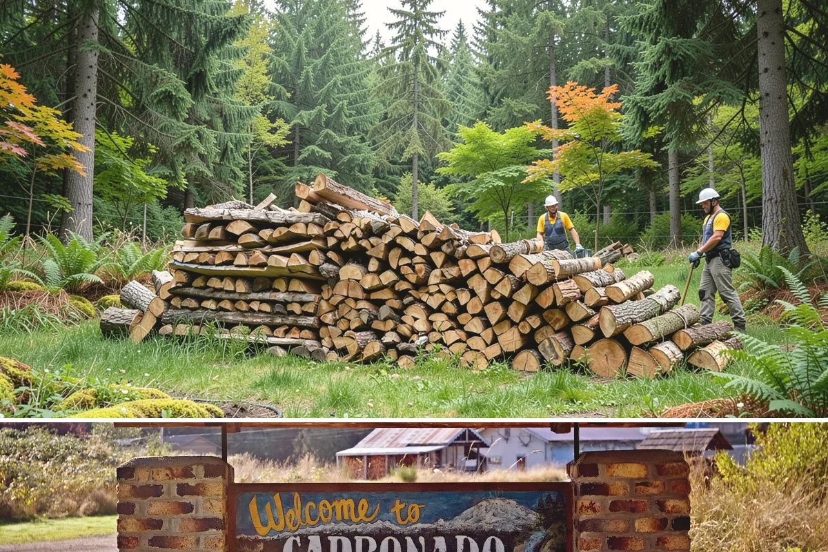 Mixed Hardwood Firewood in Carbonado, Pierce County, WA - Order hardwood in fall so you have long-burning wood ready for the deep-winter cold snaps.