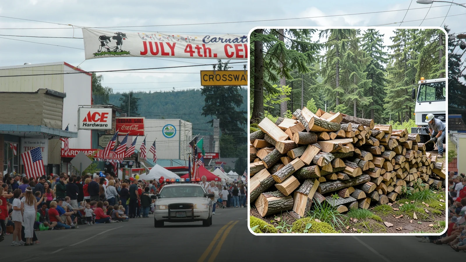 Mixed Hardwood Firewood in Carnation, King County, WA - Our mixed hardwood firewood blends dense, slow-burning hardwoods for long-lasting heat and steady coals during Pacific Northwest...