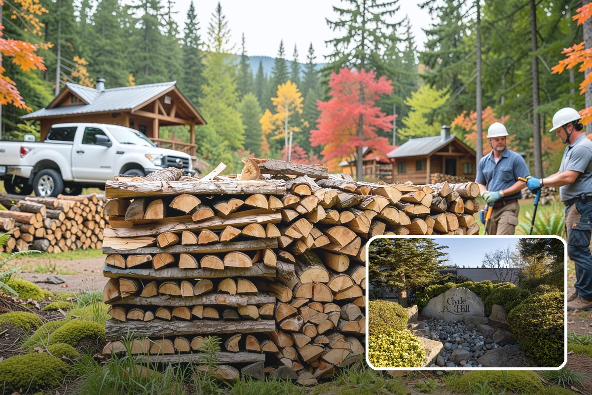 Mixed Hardwood Firewood in Clyde Hill, King County, WA - Long, slow burn time from dense wood
