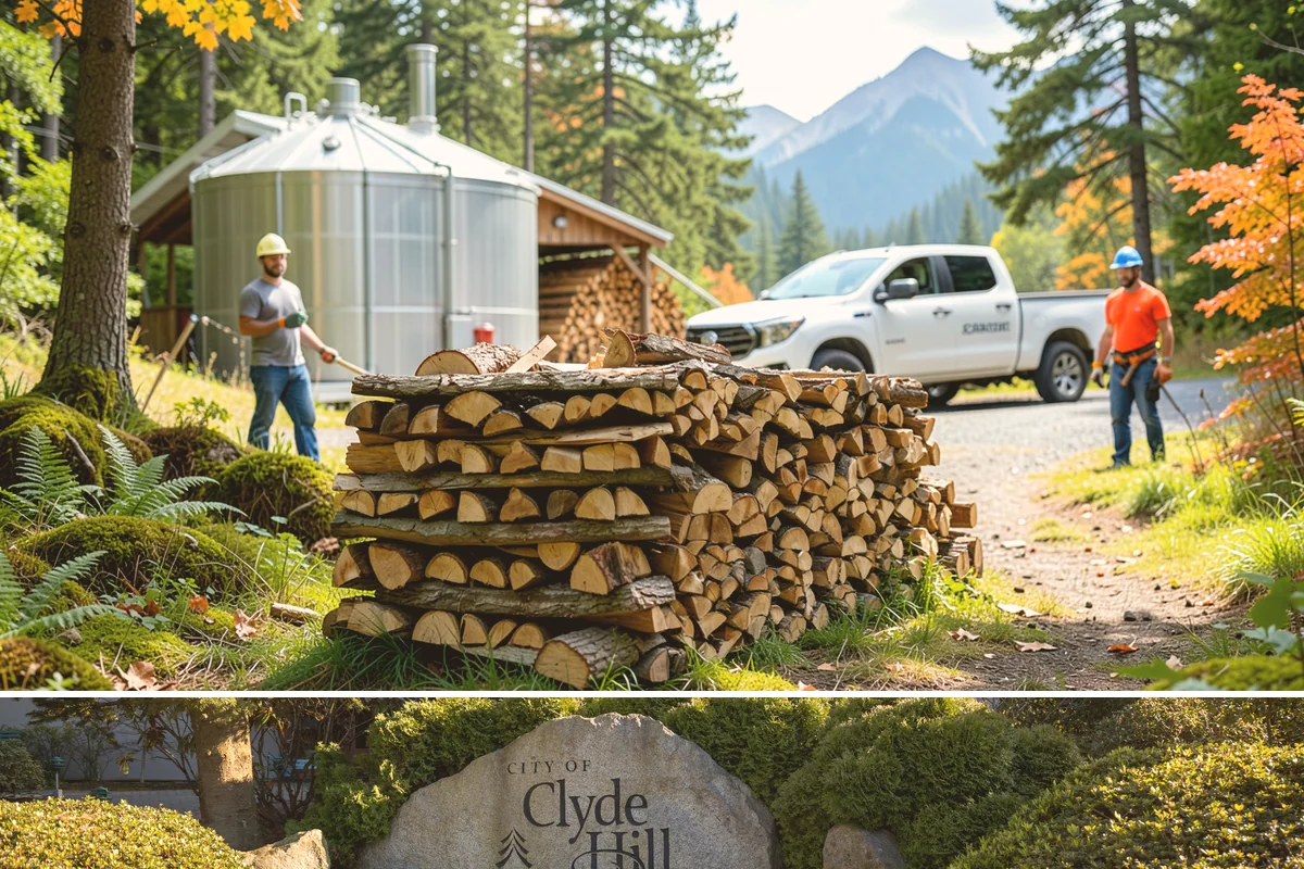 Mixed Hardwood Firewood in Clyde Hill, King County, WA - Order hardwood in fall so you have long-burning wood ready for the deep-winter cold snaps.