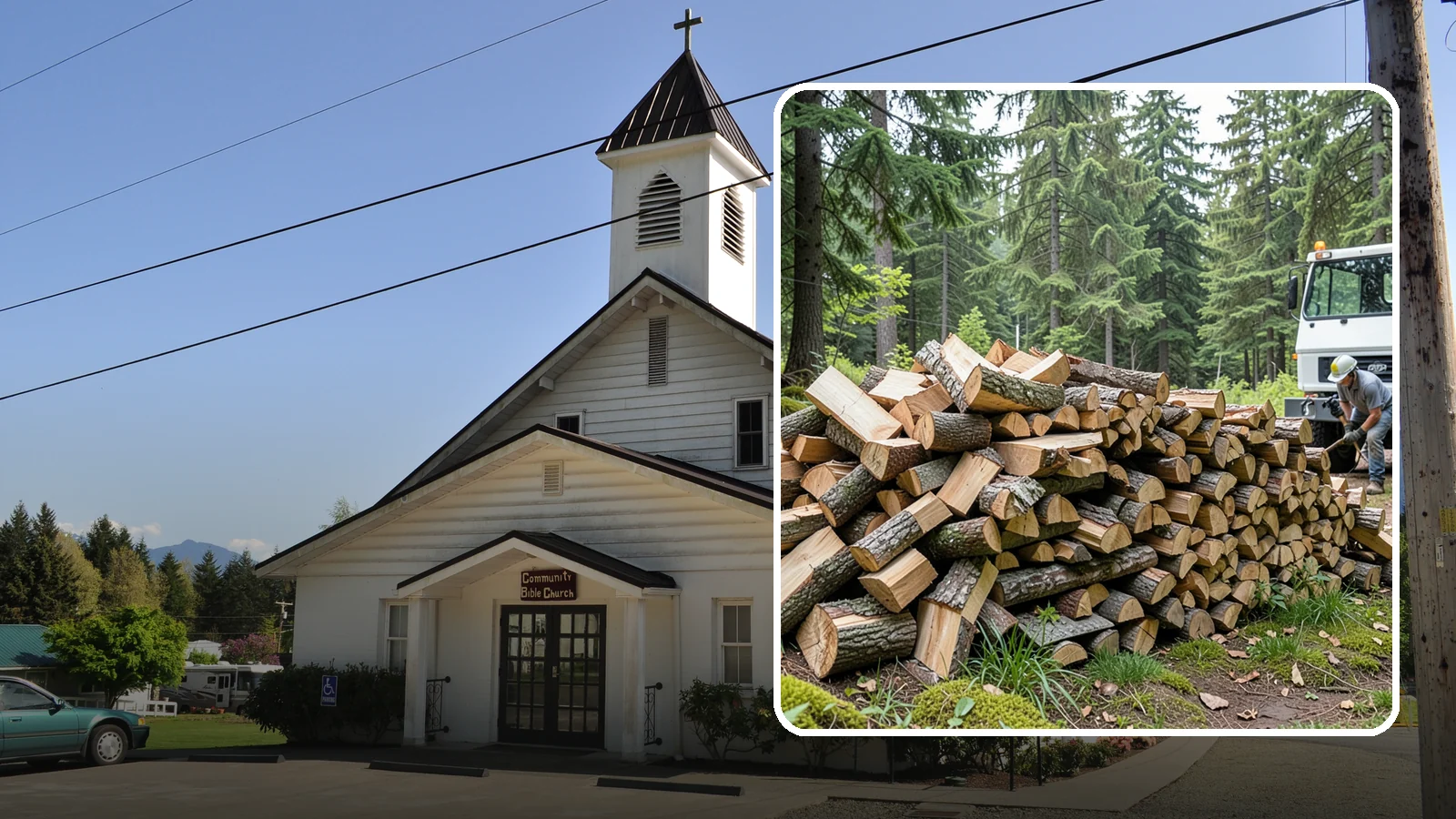 Mixed Hardwood Firewood in Concrete, Skagit County, WA - Our mixed hardwood firewood blends dense, slow-burning hardwoods for long-lasting heat and steady coals during Pacific Northwest...