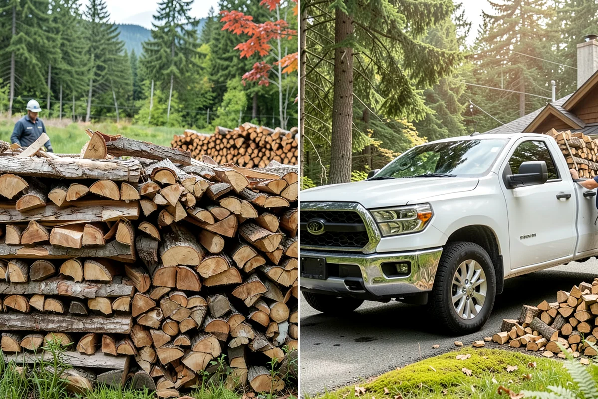 Mixed Hardwood Firewood in Concrete, Skagit County, WA - We assemble a blend of dense hardwood stock