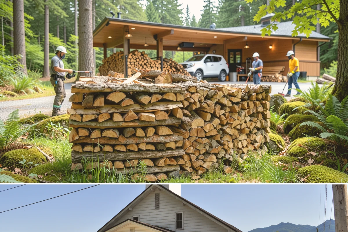 Mixed Hardwood Firewood in Concrete, Skagit County, WA - Order hardwood in fall so you have long-burning wood ready for the deep-winter cold snaps.